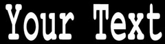 YOUR TEXT Vinyl Decal Sticker Car Window Bumper CUSTOM Personalized Lettering