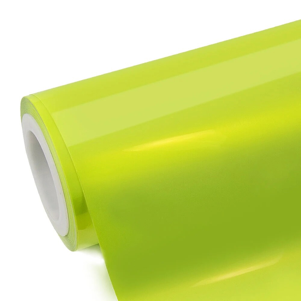 12″ x 60″ Neon Green Gloss Metallic Glitter Vinyl Film Wrap Sticker 1ft x 5ft