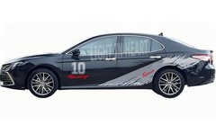 Fit For Toyota Camry Corolla Distorted Stripe Car Sticker Graphics Racing Decals