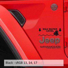 Max Maximum Water Level Vinyl Decal Set (Pair)