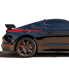 2Pcs Car Rear Quarter Side Stripes Sticker Sport Decals for Ford Mustang Gt