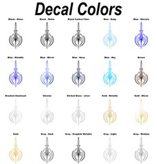 High-Quality Vinyl Pinstripe/Scroll Decal -Many Colors & Sizes- Free Shipping!