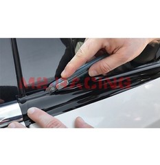 3M 2080 Black Out, Vinyl Wrap Car Decal Door Window Trim Sticker . Satin Black