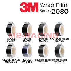 3M 2080 Black Out Chrome Delete1 Vinyl Wrap Car Decal Door Window Trim Sticker