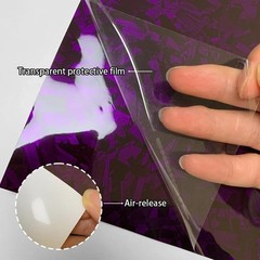 Purple Forged Carbon Fiber Vinyl Wrap Roll – DIY Car, Motorcycle, SUV, Truck …
