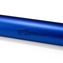 【Satin Chrome】 Blue Matte Metallic Car Vinyl Wrap Sticker Air Release Sheet Film