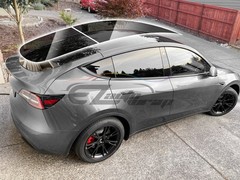 TPU Essmo Security Black Smoke Glass Sunroof VLT70% UV99% Windshield Sunshade