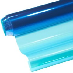 63%VLT Chameleon Light Blue Front Window Roll Tint Solar Film Protection Sticker