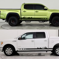 Overland Truck Decal Sticker. Mountain Forest Truck Side Stripes. Universal Fit.
