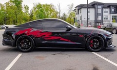 Sticker for Ford MUSTANG Flash graphics Vinyl Design Graphics Decal 2015-Present