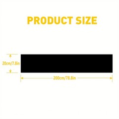 Car Window Sun Visor Strip Tint Film Front Windshield UV Shade DIY Decal Banner