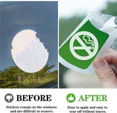 Static Cling Car Windshield Film – 10-Pack 4×6 Inch, Easy Removal & Apply