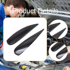 2x Headlight Spoilers Headlight Eyebrow Eyelids Trim Cover Easy to Install Front