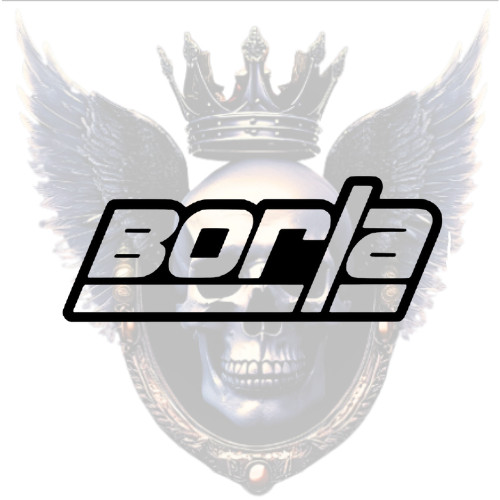 Borla Exhaust Vinyl Decal (x2) – Die-Cut Vinyl Sticker for Car, Truck, Toolbox