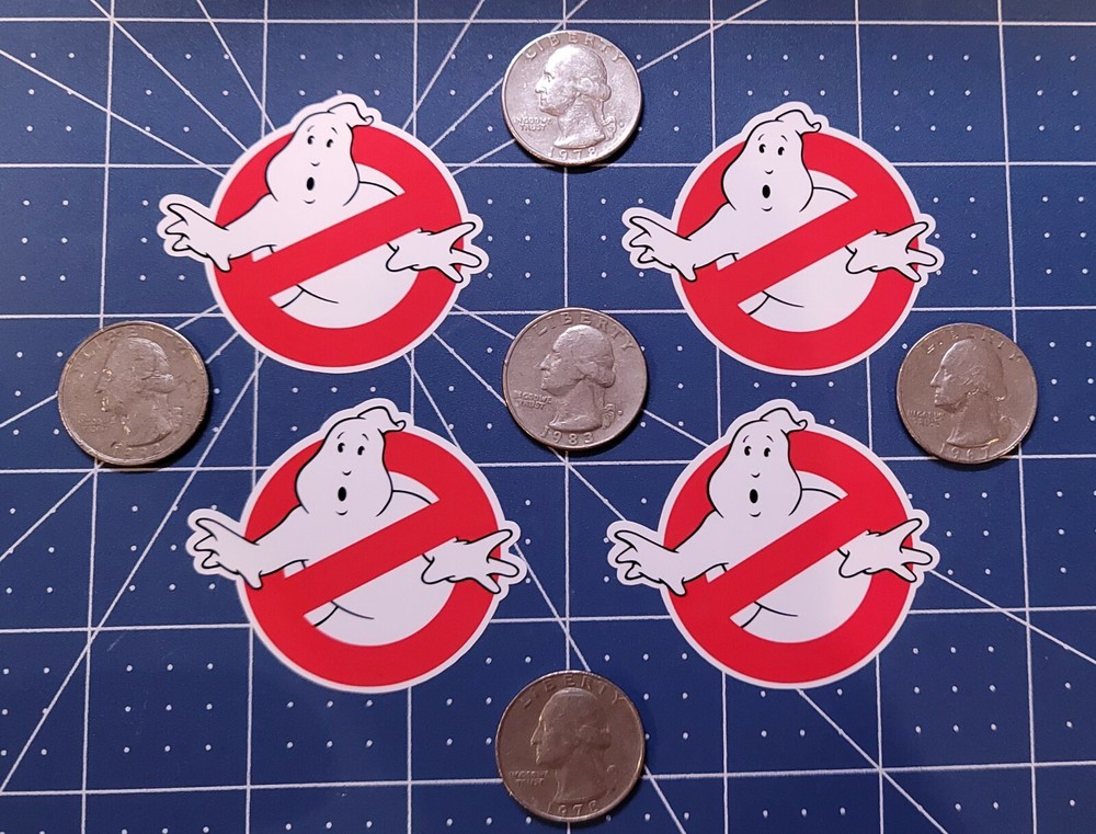 4pcs “GHOST BUSTER” Collectible Stickers
