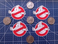 4pcs “GHOST BUSTER” Collectible Stickers