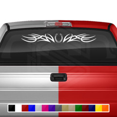 101-01 HORSESHOE Windshield Decal Window Sticker Vinyl Graphic Design Trailer