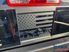 For Toyota Tacoma Decals Back Window Flag 3M Stickers Vinyl Graphics 2005-2023