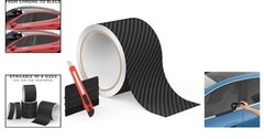 Universal 4 Width Chrome Delete Vinyl Wrap – Easy Apply & Scratch Resistant