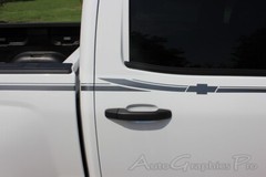GMC Sierra Vinyl Graphics Kit 3M Pin Stripes Decals 2014-2018 Chevy Silverado