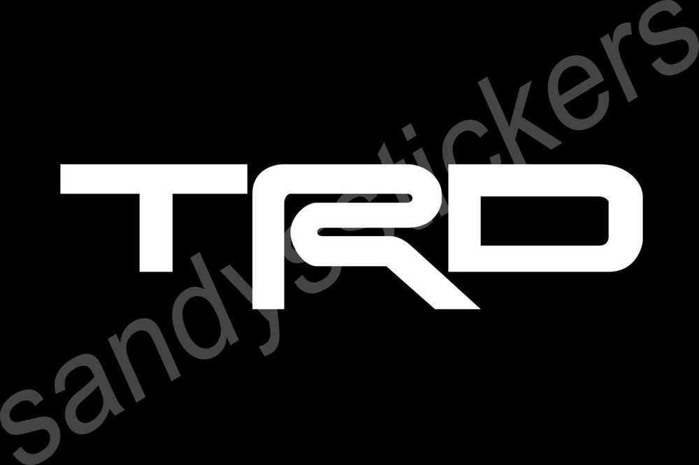 2x TRD Vinyl Stickers Decals – Many Sizes & Colors – Set of 2 Toyota Tacoma