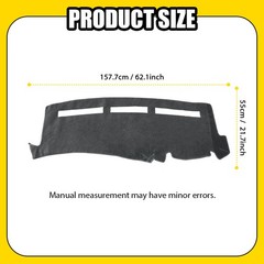 for Chevrolet Tahoe Suburban Yukon 00-06 Dash Mat Cover Pad Gray Dashboard 1-5X