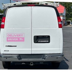 Delivery Driver Magnet, 6″X12″ inch, Automotive Magnet for Car, Truck, SUV,
