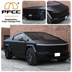 Tesla Cybertruck DIY PreCut Paint Protection Film PET Wrap Change Matte Black