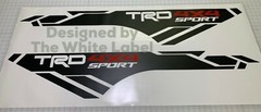 X2 TRD 4×4 Sport vinyl decals 2016-2021 Toyota Tacoma Bedside