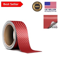 Water Resistant 2″ x 20ft Carbon Fiber Detailing Tape – Ideal for DIY Projects