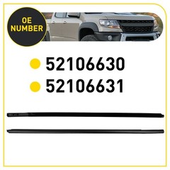 Door Window Belt Weatherstrip Kit For 12-22 Chevrolet Colorado Trailblazer 2-20X