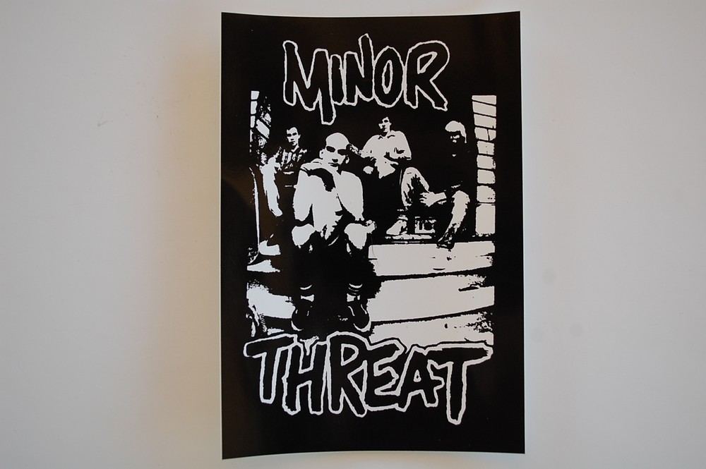 Minor Threat Sticker Vinyl Decal Bumper Window 5″ X 3.5″ (360)