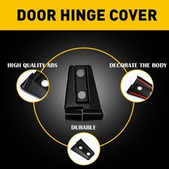 1/2Set Exterior Door Hood Cover Hinge Hinge Trim For Jeep Wrangler JK JKU 2007-2