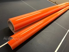 12″ x 60″ Super Gloss Orange Vinyl Film Wrap Sticker Air Bubble Free 1ft x 5ft