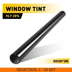 1-10X 10ft Uncut Roll Window Tint Car Home Office Glass Film 20% VLT 20″ x 300CM