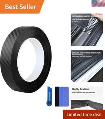 Automotive-Grade Carbon Fiber Vinyl Wrap Tape 1.2in x 30ft – Easy Clean Removal