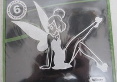 Disney Tinkerbell Decal Kitz Chroma Graphics 6 Decals Car, Mirror, Glass New