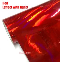 Air Release Glossy Laser Chrome Chameleon Rainbow Car Vinyl Wrap Film Sticker US