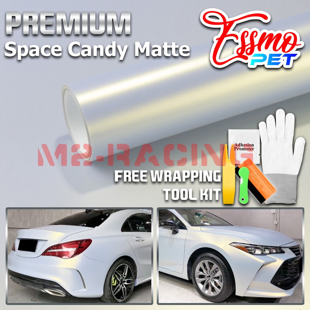 ESSMO PET Space Candy Matte Platinum Gold Car Vehicle Vinyl Wrap Decal Sticker