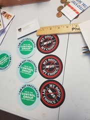 White Rose Resistance Stickers 5 PACK LOT ** WORLDWIDE SHIPPING ** 3×5 inches