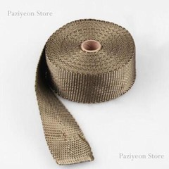 5M/16ft Exhaust Header Heat Pipe Insulation Shield Thermal Wrap Car Motorcycle