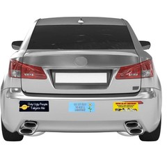 10PC Funny Car Bumper Magnets | Magnetic Auto Bumpers Magnet Decals for Car