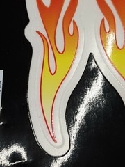 Chroma Graphics Chroma 8633 Flames Stick Onz Decal