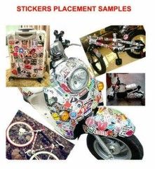1000Pc Mixed Sticker Pack Motocross Motorcycle Drift Car ATV Racing Helmet Decal