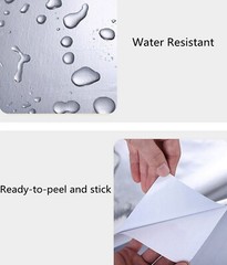 12”x78”Chrome Mirror Silver Vinyl Wrap Sticker Decal Film Sheet,Self-Adhesive