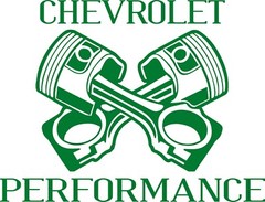 Chevrolet Performance in your choice of color 7″w x 5″h