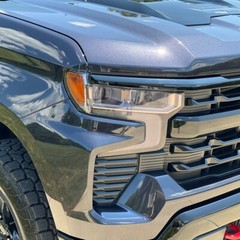 Crux Moto Headlight Tint Full Overlay Light Smoke 50% for Silverado 1500 22+