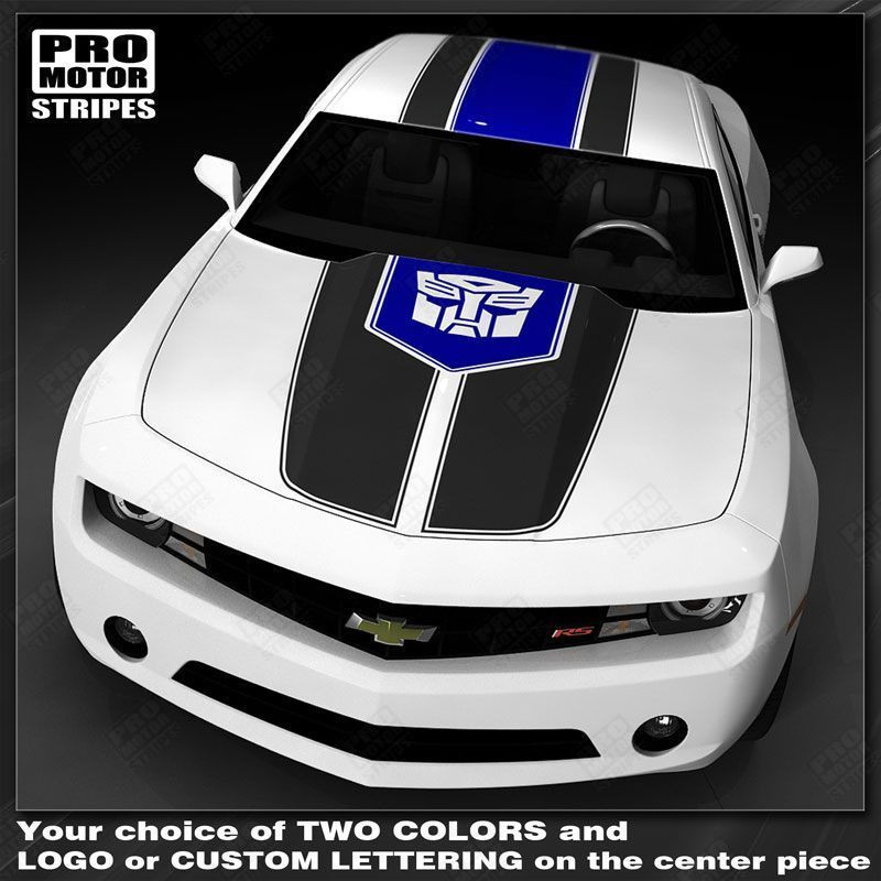 Chevrolet Camaro 2010-2015 Multi-Color Racing Stripes Decals (Choose Color)