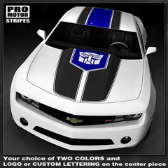 Chevrolet Camaro 2010-2015 Multi-Color Racing Stripes Decals (Choose Color)