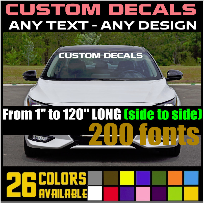 High Quality Custom Sport Decal Banner Sticker for Cars, Trucks, Bikes, SUV (11)